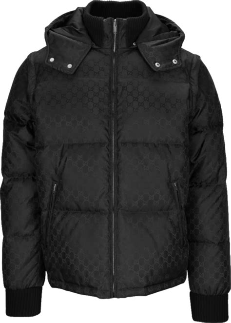 gucci black puffer jacket.